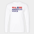 Real America’s Voice™ Long Sleeve Tee – White