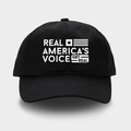 Real America’s Voice™ Get Real USA-Made Dad Hat, Black