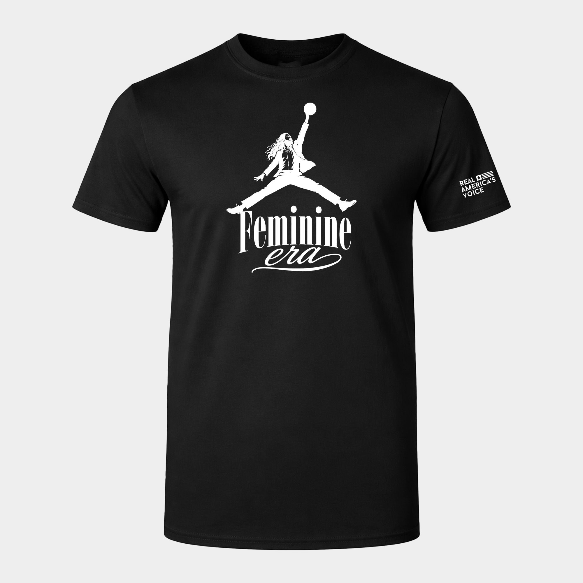 Feminine Era™: The New GOAT T-Shirt, Black