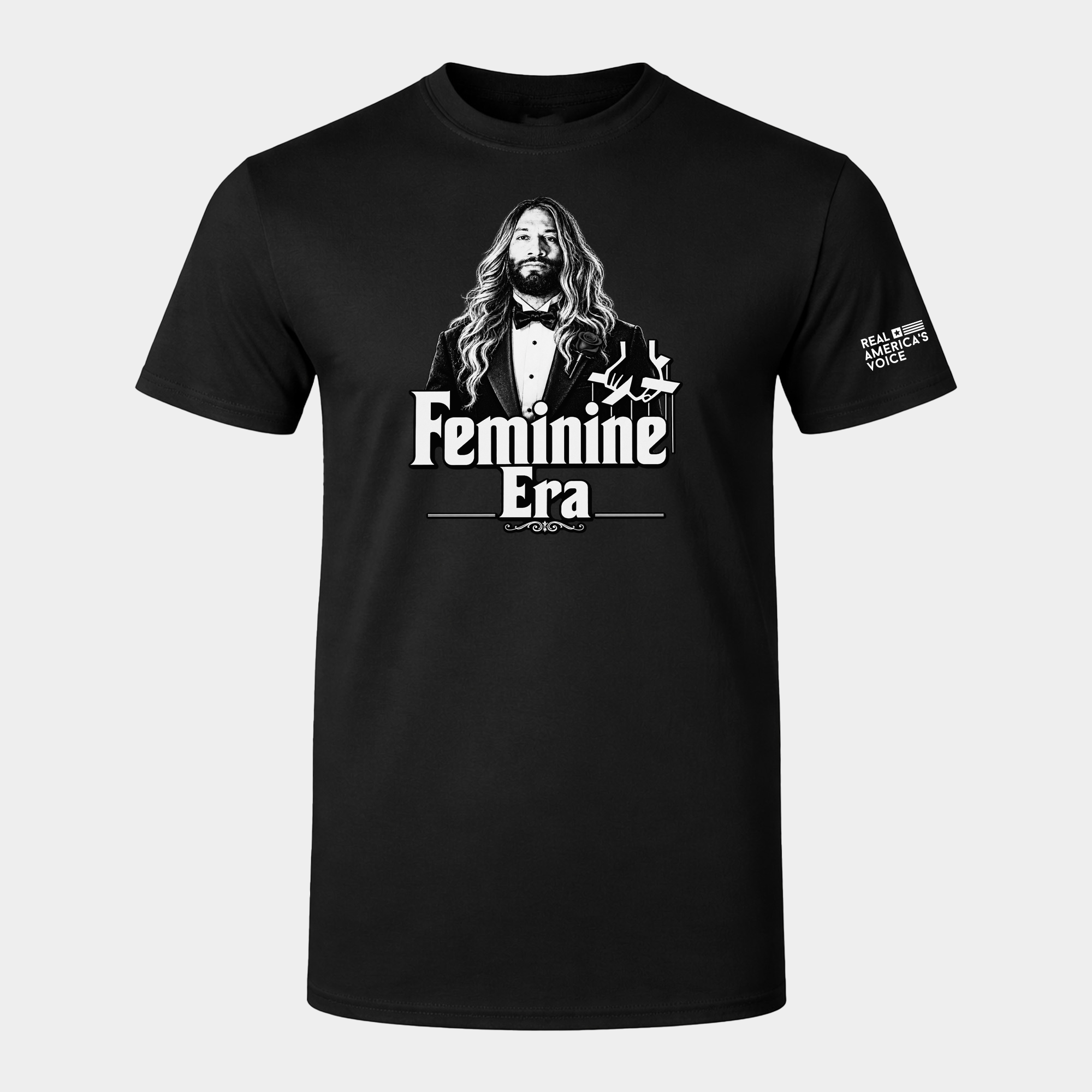 Feminine Era™: The Transitionfather T-Shirt, Black
