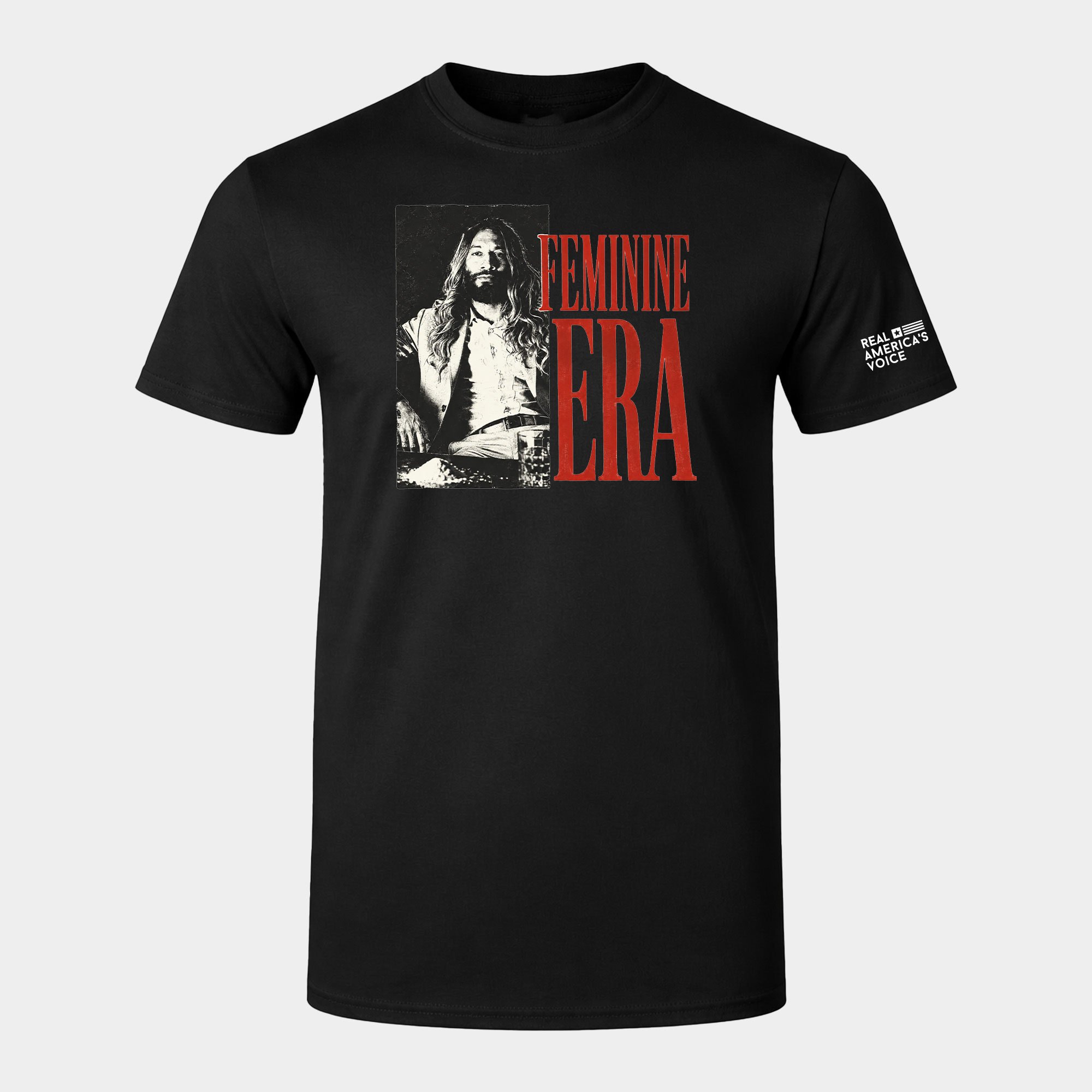 Feminine Era™: Say Hello to My New Pronouns T-Shirt, Black