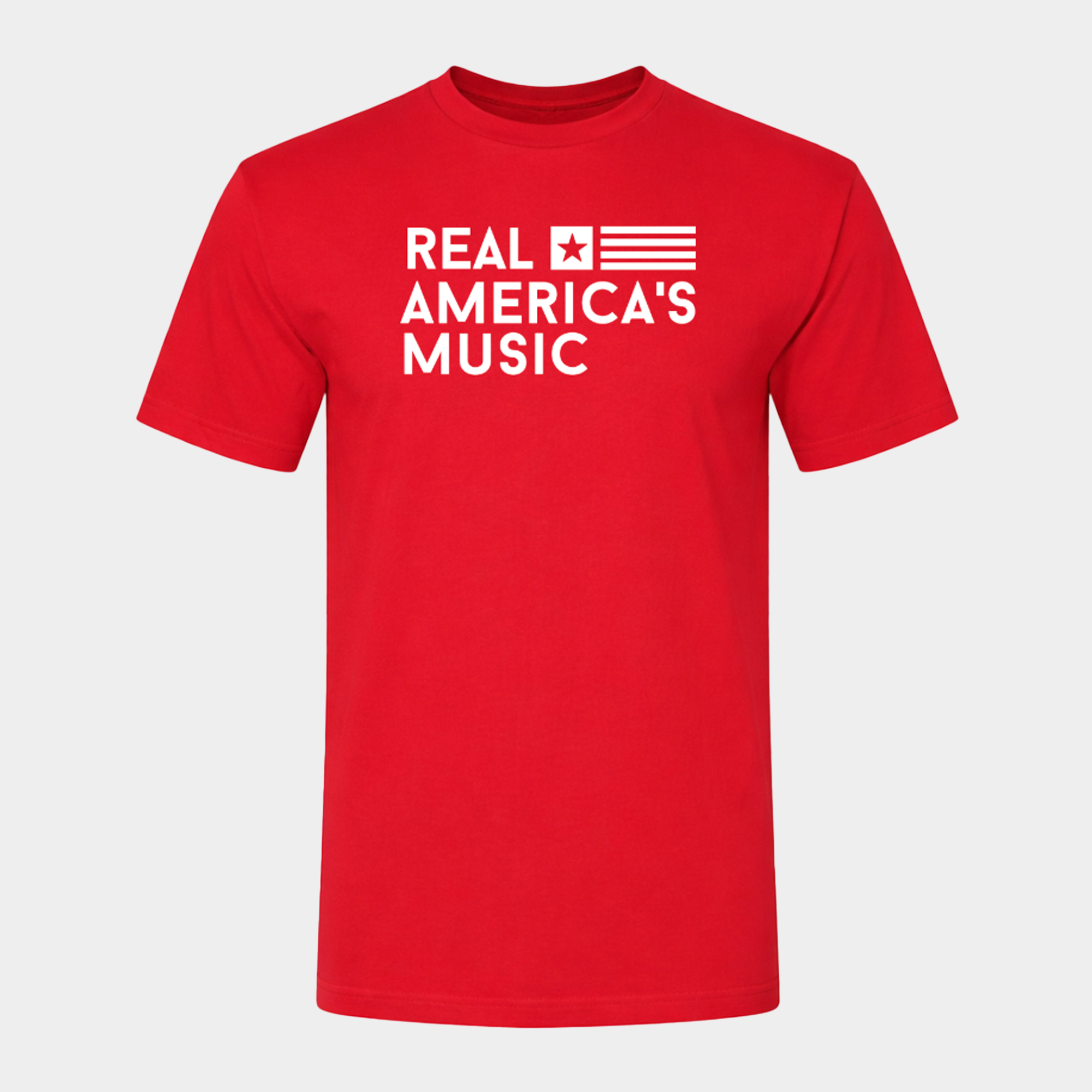 Real America's Music T-Shirt – Red