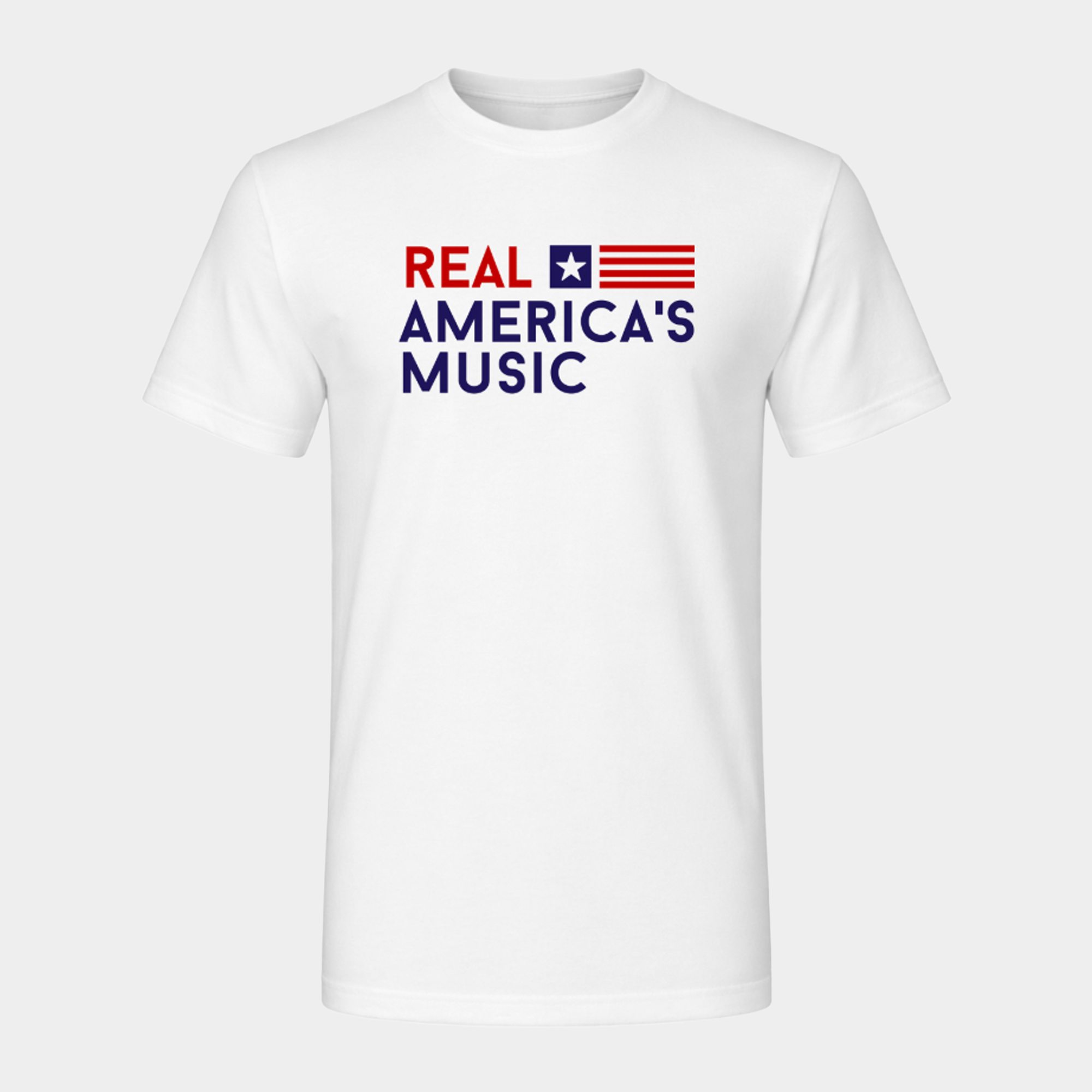 Real America's Music T-Shirt – White