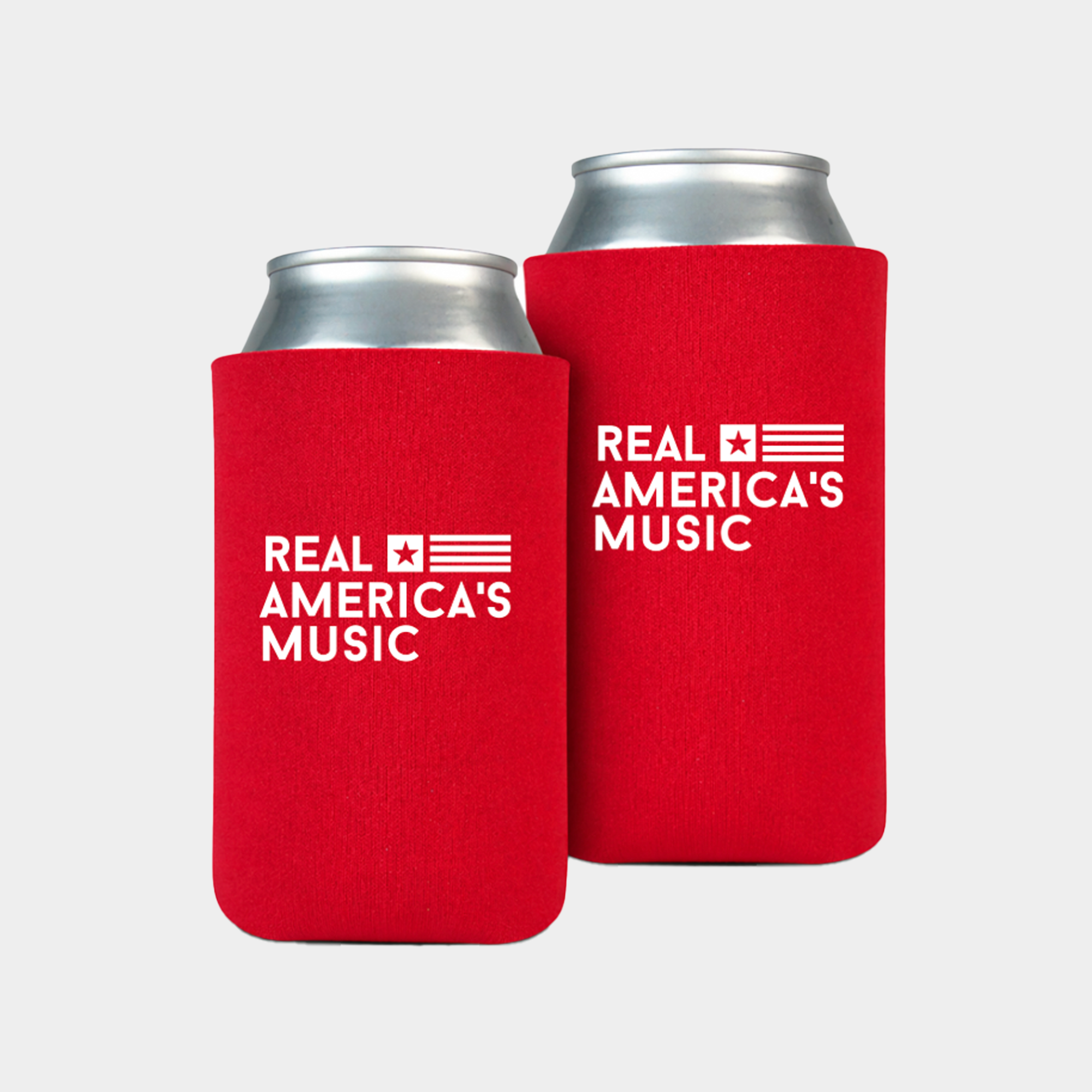 Real America’s Music Red Beverage Coolers (2-Pack)