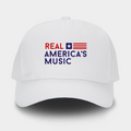 Real America's Music Structured Hat – White