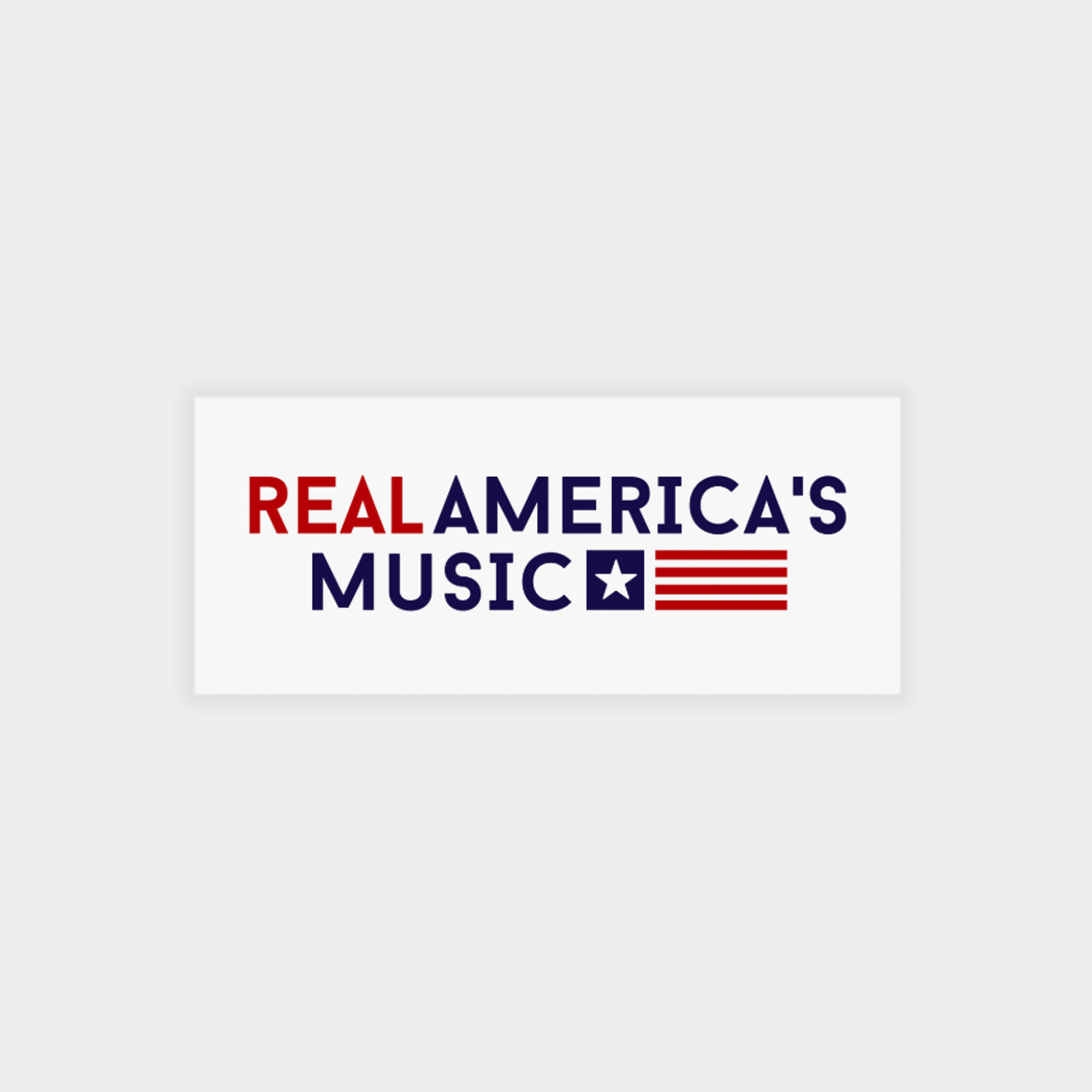 Real America’s Music Bumper Sticker (Set of 2)