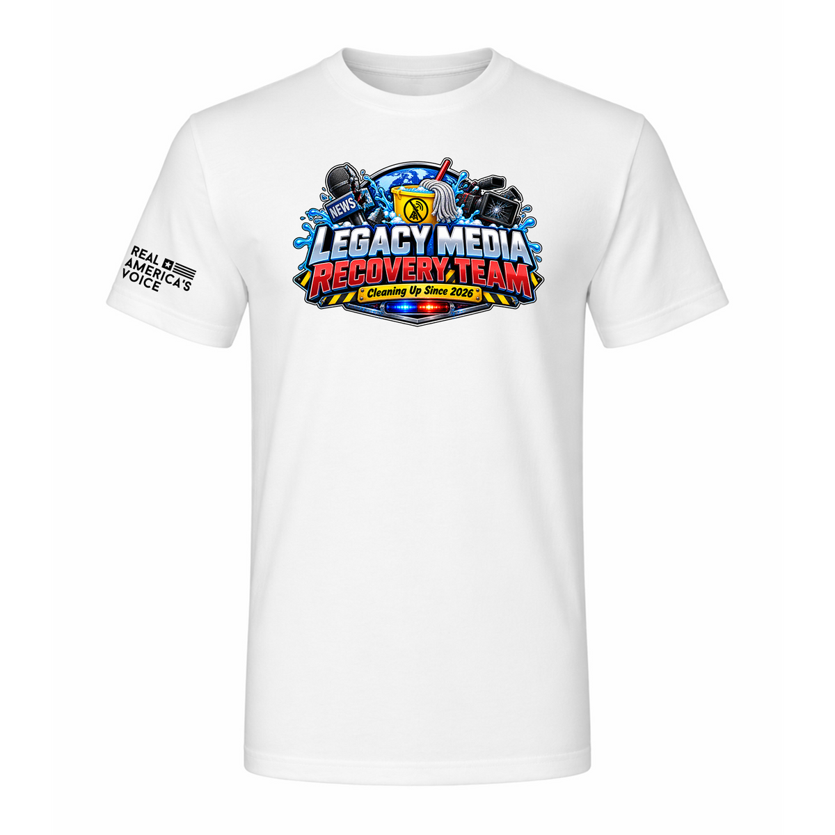 Legacy Media Recovery Team T-Shirt - White