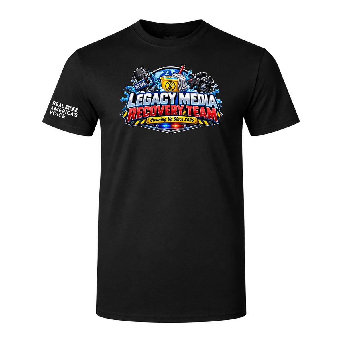Legacy Media Recovery Team T-Shirt - Black