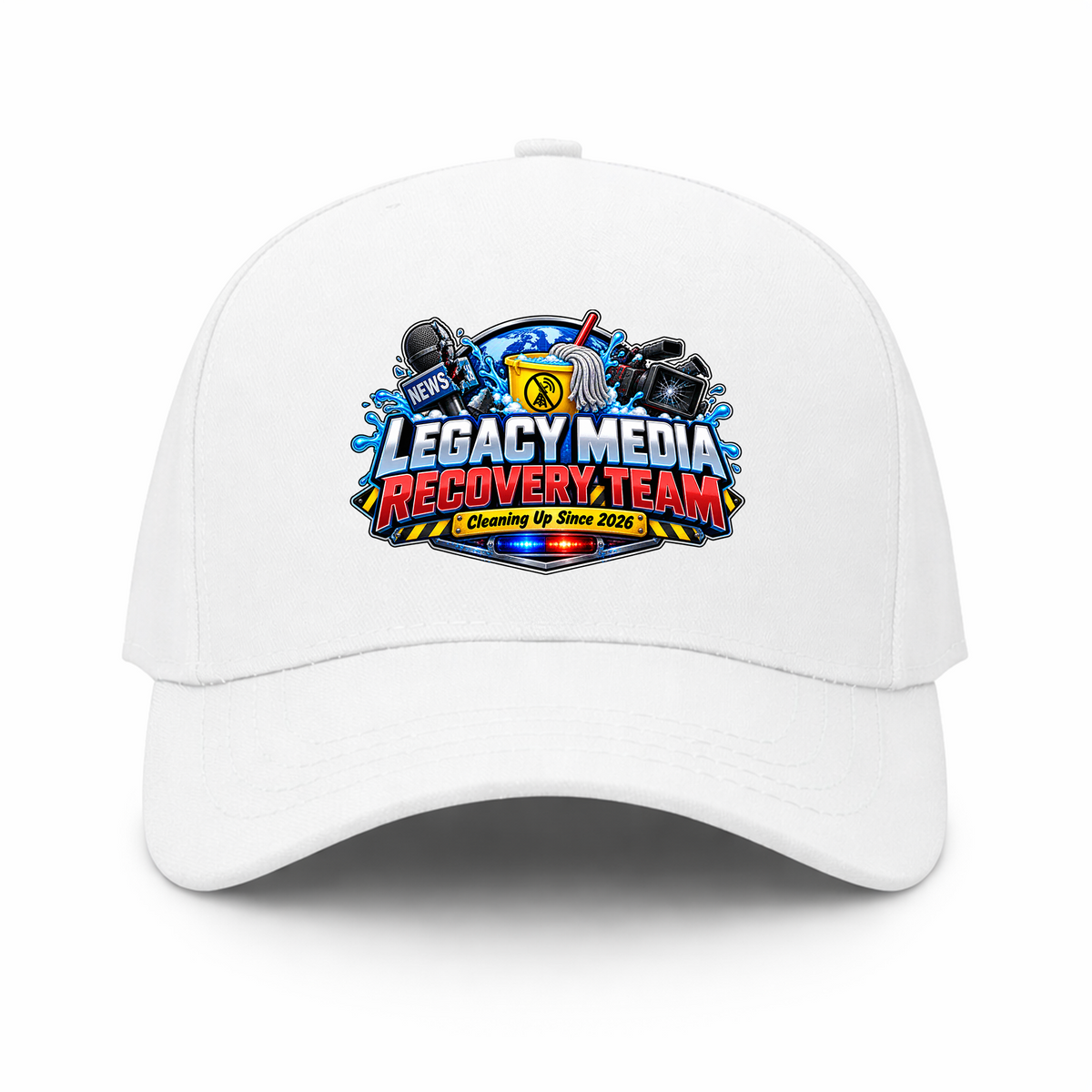 Legacy Media Recovery Team Hat - White