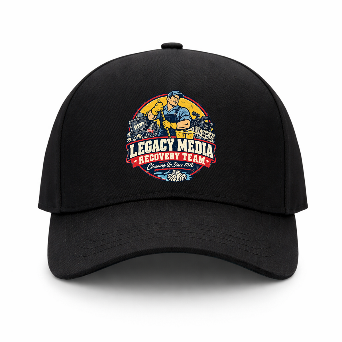 Legacy Media Recovery Team - Vintage Hat - Black