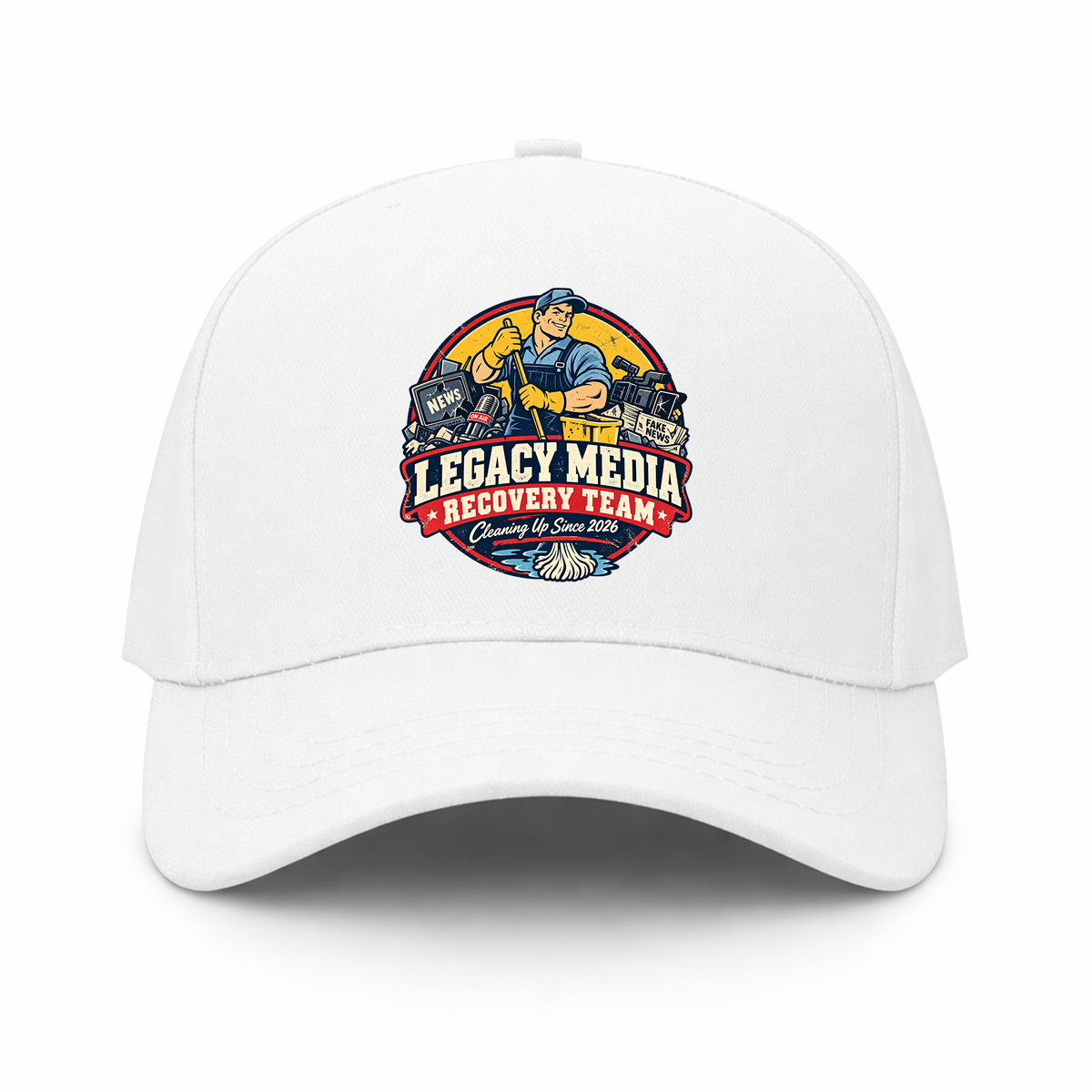 Legacy Media Recovery Team - Vintage Hat - White