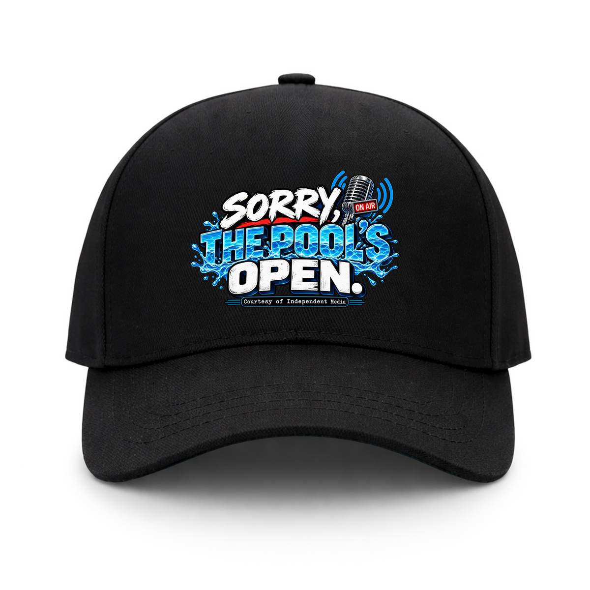 Sorry, The Pool's Open Hat - Black